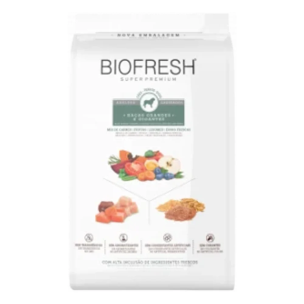 Biofresh Cão Adulto Castrado Grande e Gigante Sabor Mix de Carnes