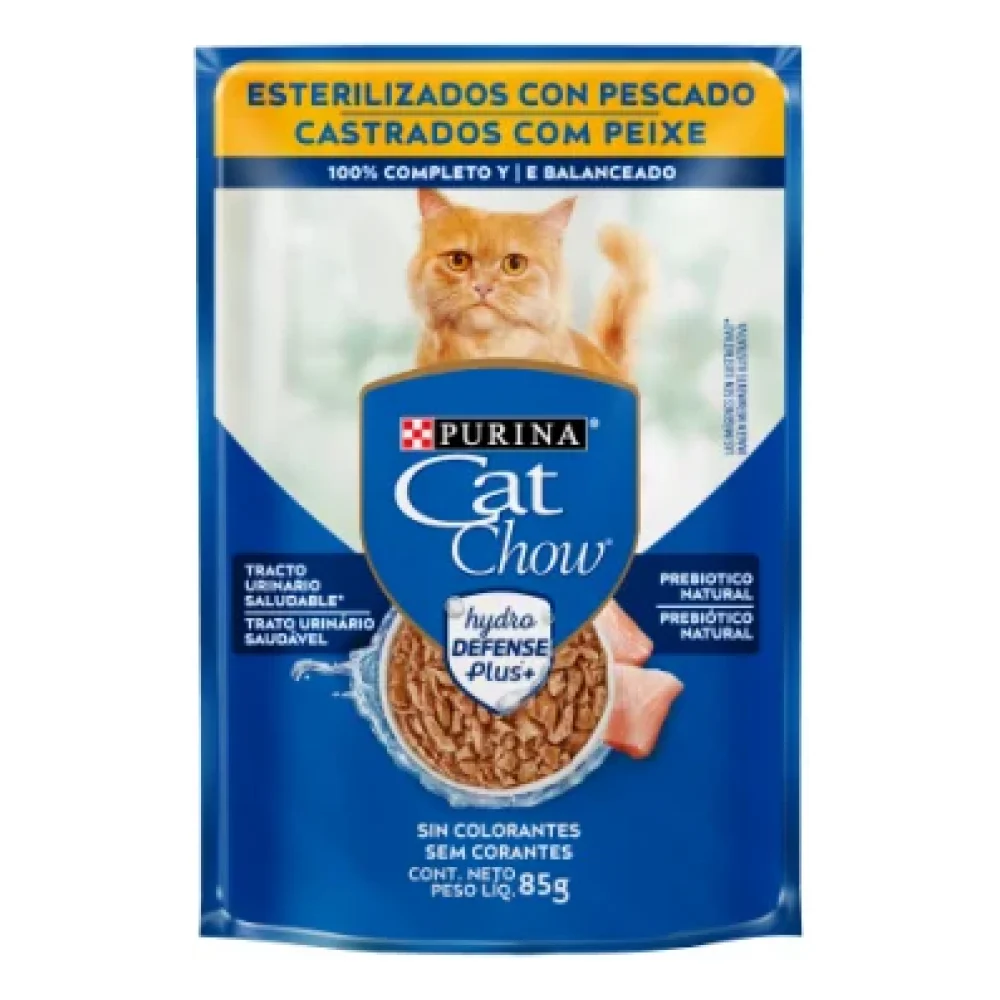 Cat Chow® Adultos Castrados Peixe ao Molho