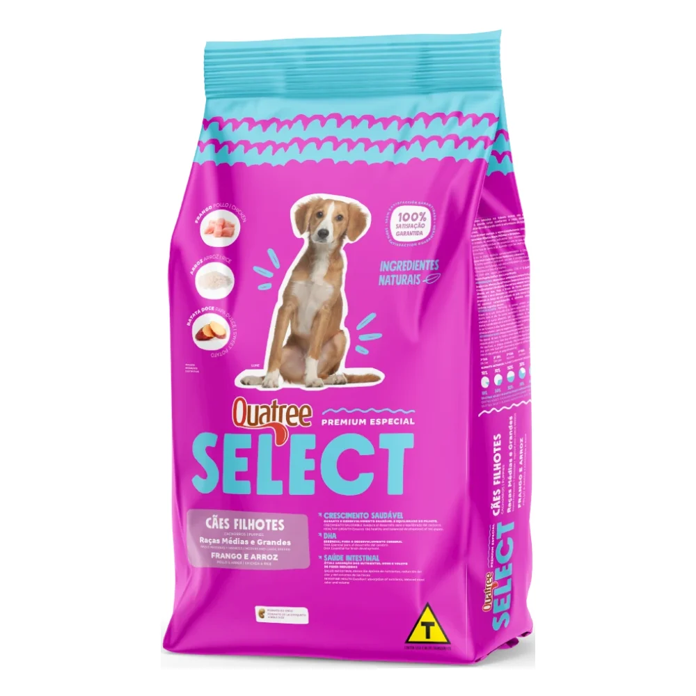 Quatree Select Filhotes Raças Médias e Grandes