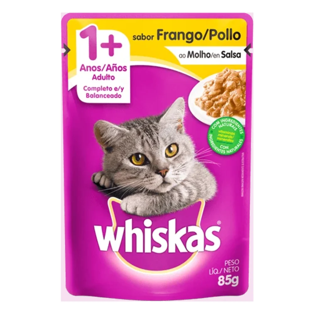 Whiskas® Adulto Sabor Frango ao Molho