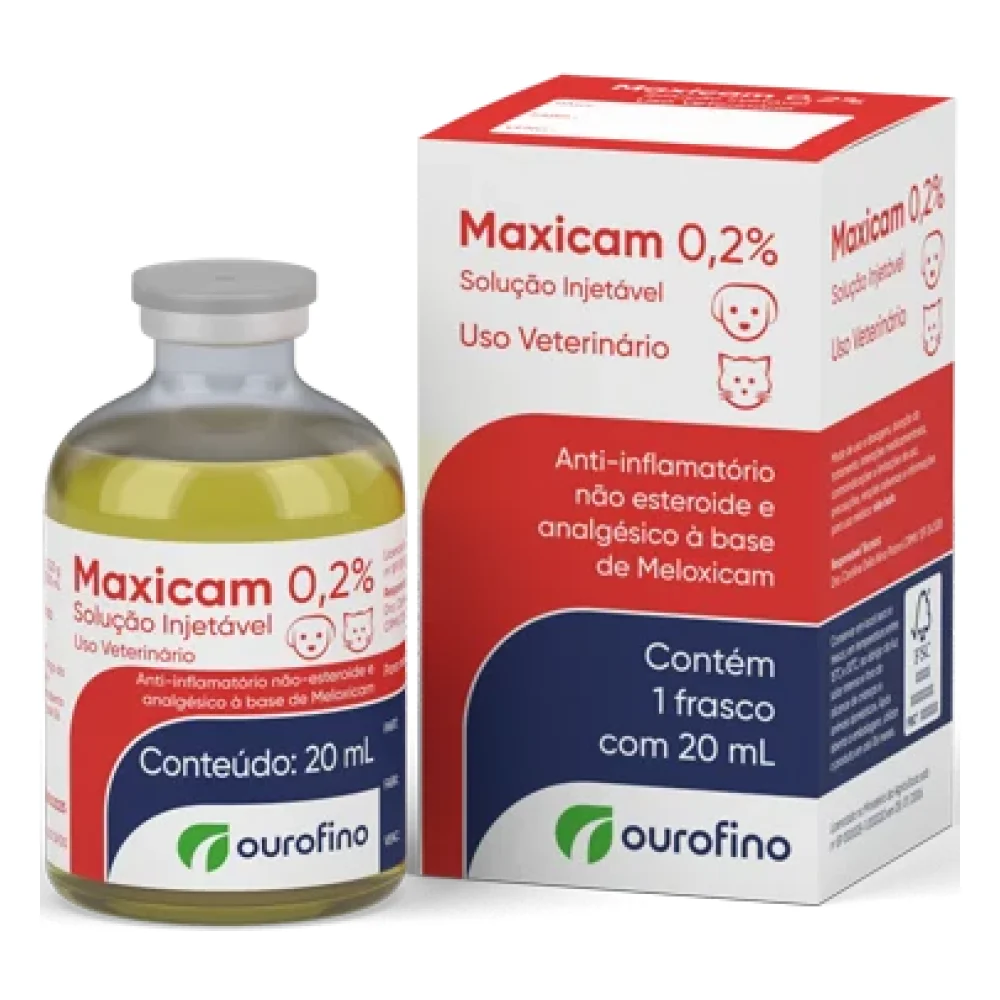 Maxicam 0,2% Solução Injetável — Frasco-ampola (20 mL)