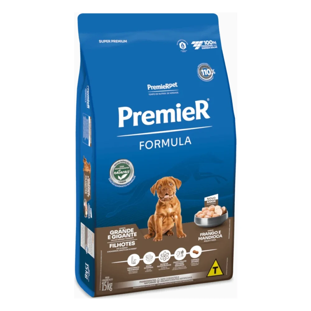 PremieR Formula Raças Grandes Filhotes Frango