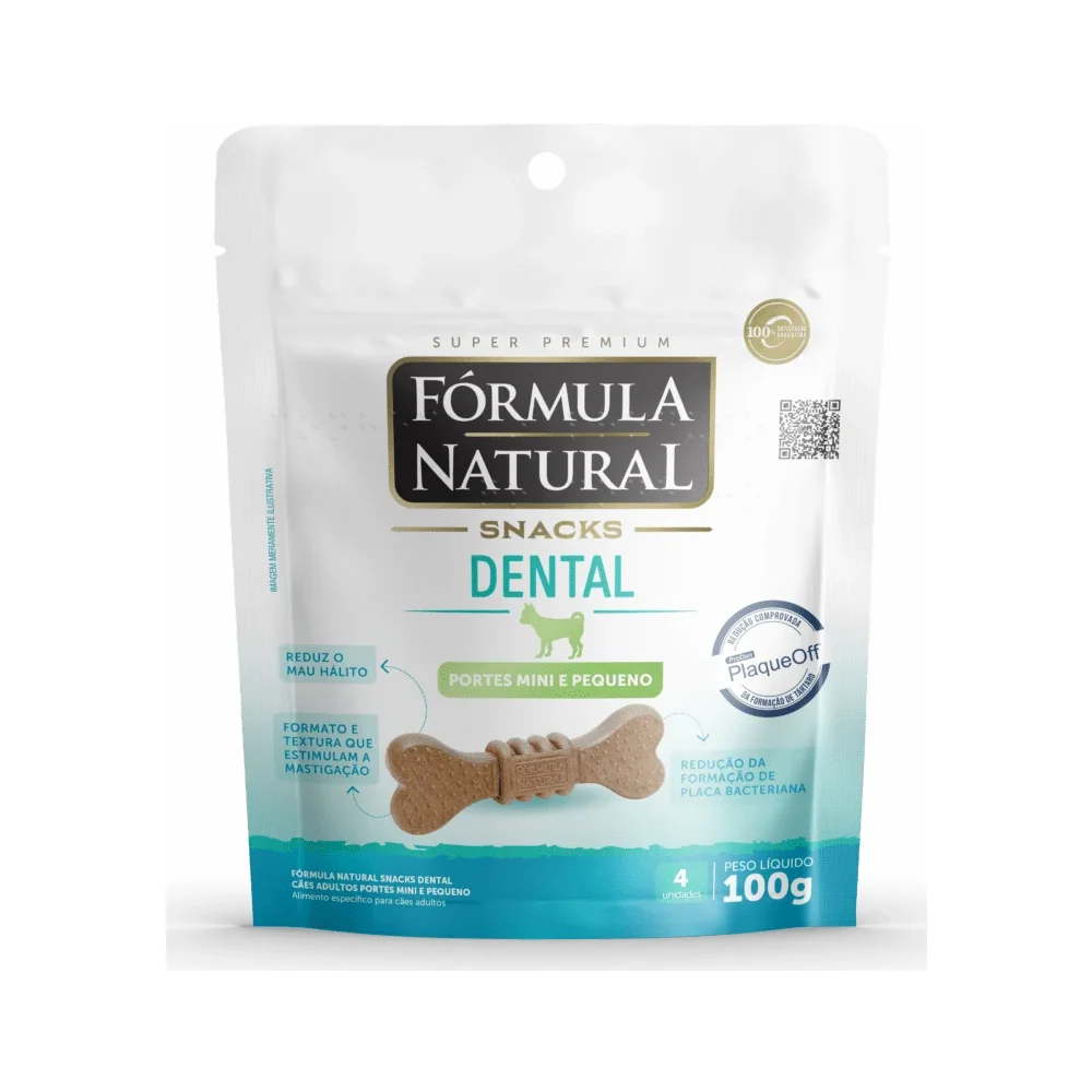 Fórmula Natural Snacks Dental Cães Adultos Portes Mini e Pequeno