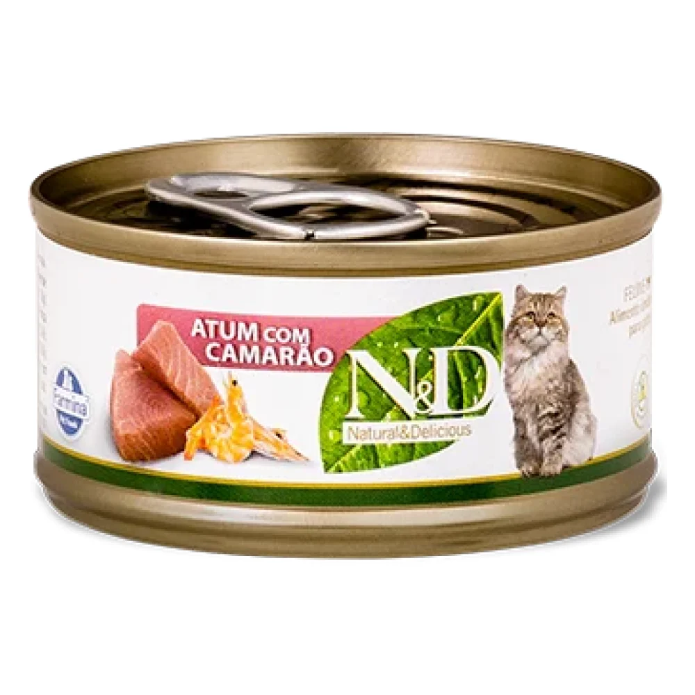 N&D Feline Atum com Camarão