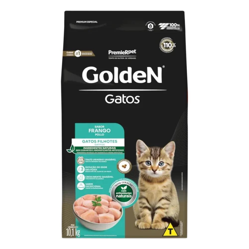 Golden Gatos Filhotes Frango
