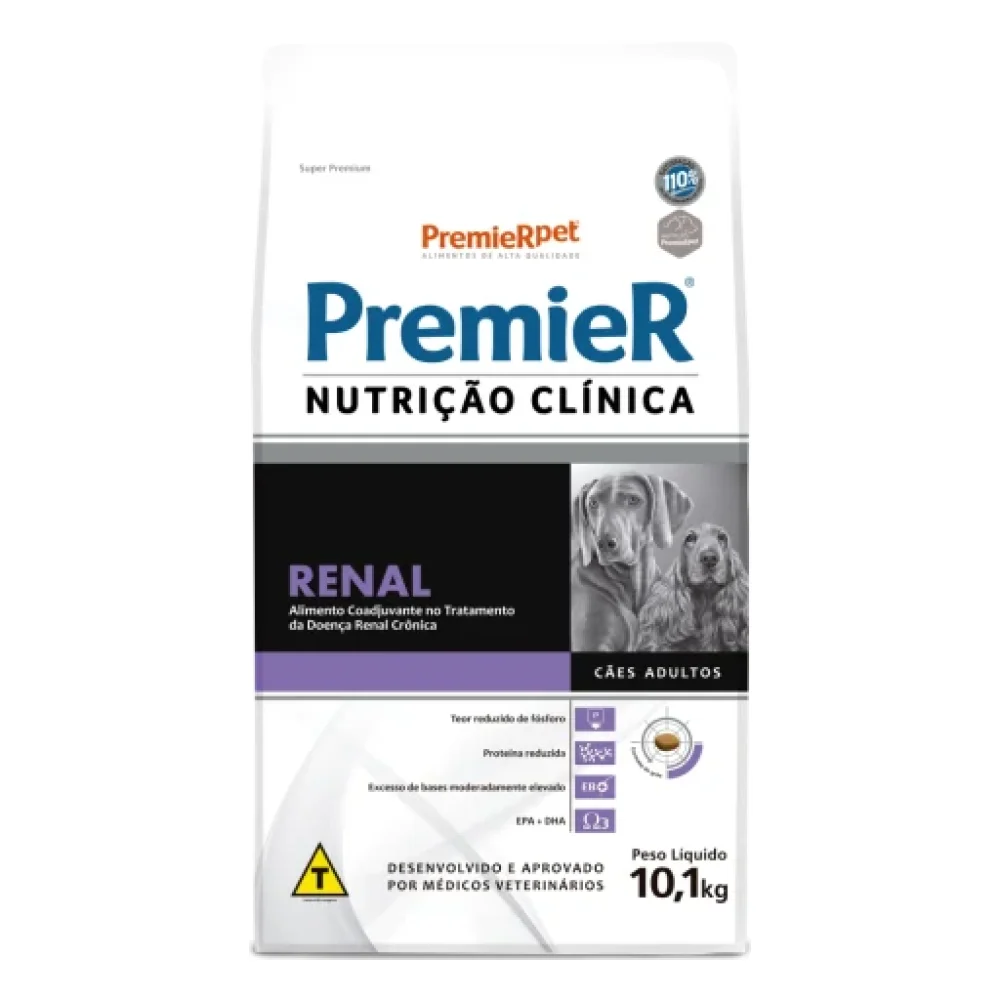 PremieR® Nutrição Clínica Cães Adultos Porte Médio & Grande Renal