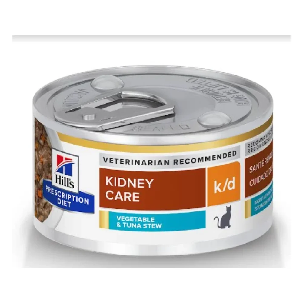 Hill’s Prescription Diet k/d Feline Vegetable & Tuna Stew - Canned (Kidney Care)