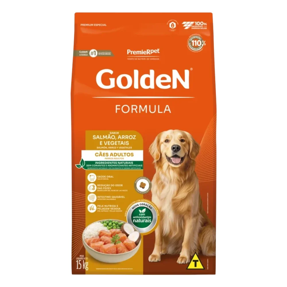 Golden Formula Adultos Salmão & Arroz