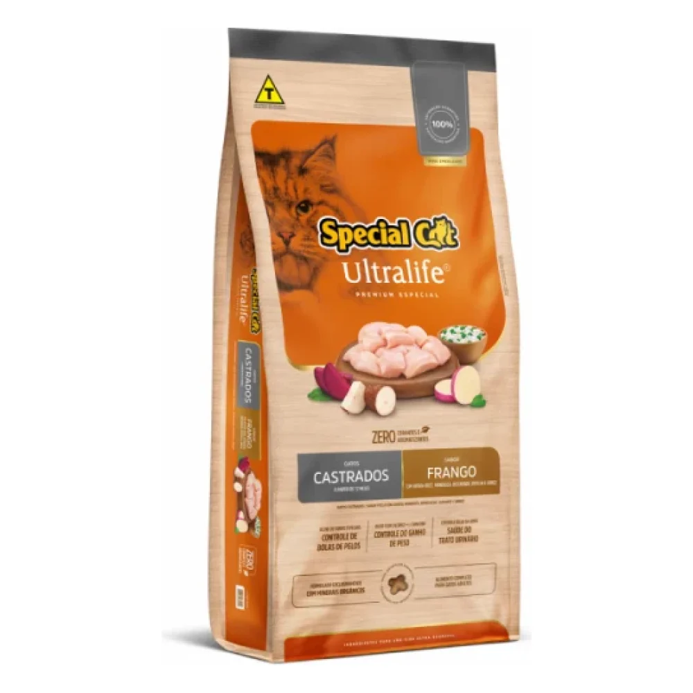 Sachê Special Cat Ultralife Castrados Sabor Frango