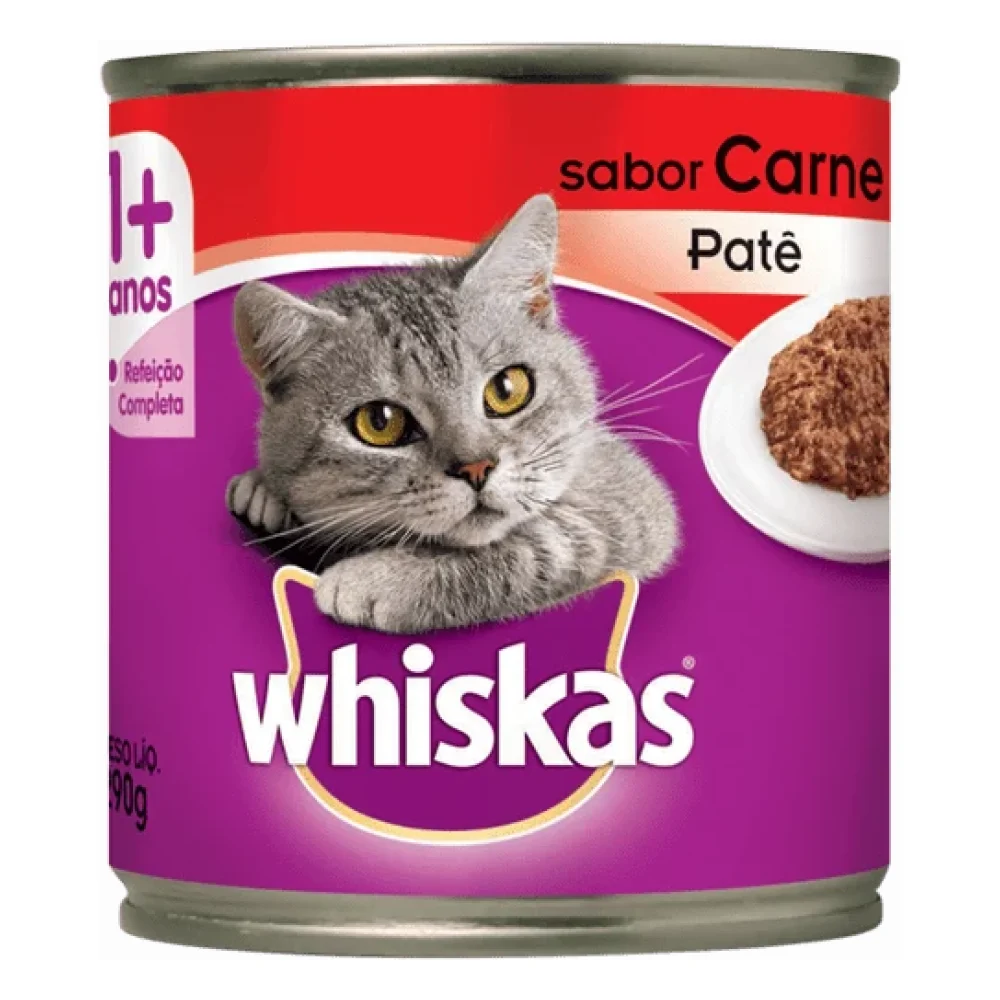 Whiskas® Lata Patê Sabor Carne