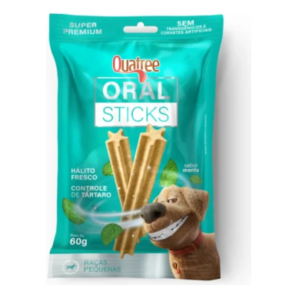 Quatree Oral Sticks Cães Raças Pequenas