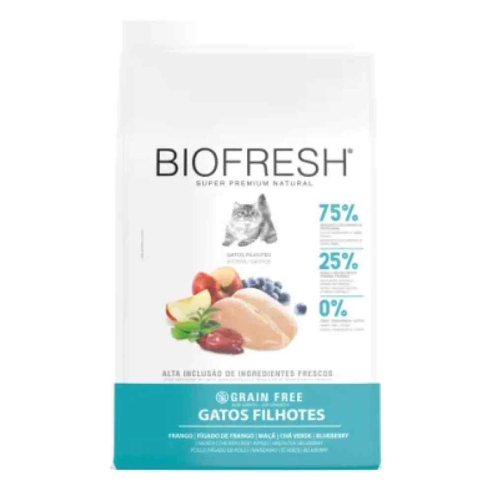 Biofresh Gato Grain Free Filhote Sabor Frango e Fígado