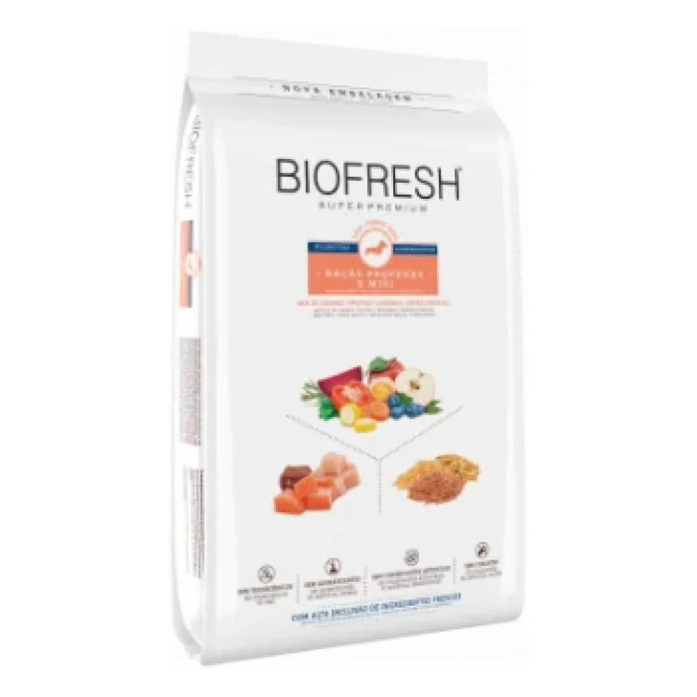 Biofresh Cão Filhote Pequena e Mini Sabor Mix de Carnes
