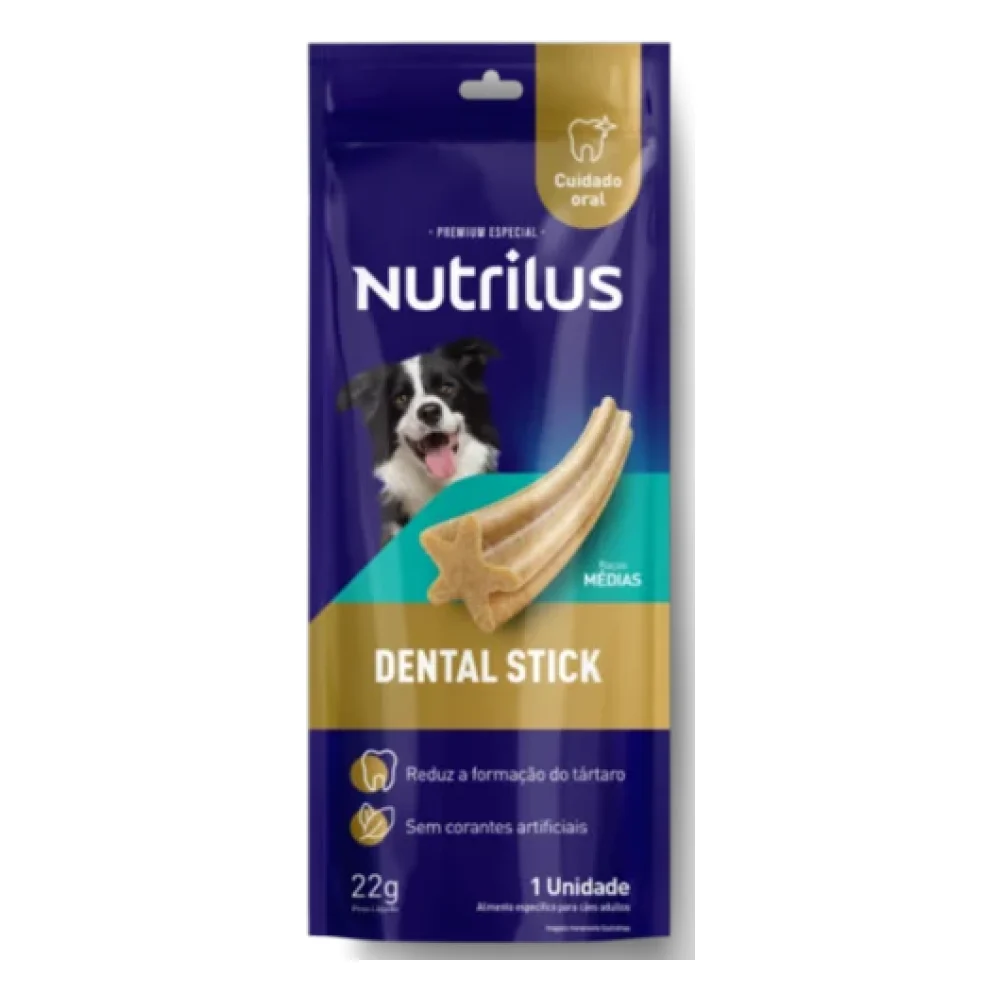 Petisco Nutrilus Dental Stick para Cães Adultos Porte Médio