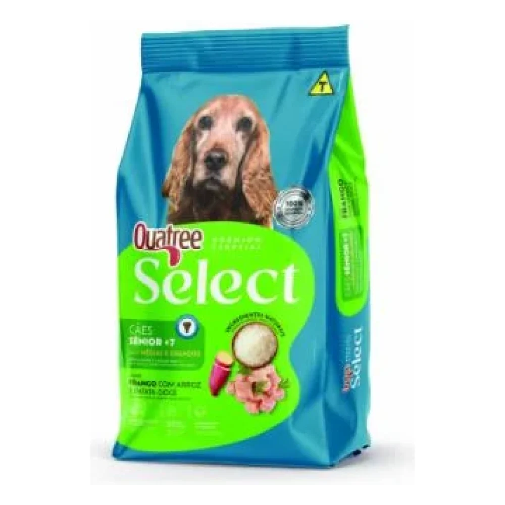 Quatree Select Sênior +7 Raças Médias e Grandes