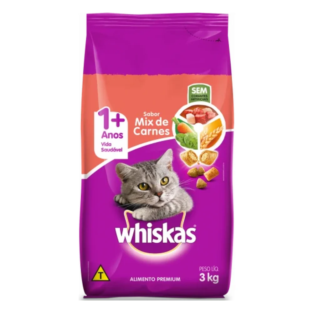 Whiskas® Adulto Sabor Mix de Carnes