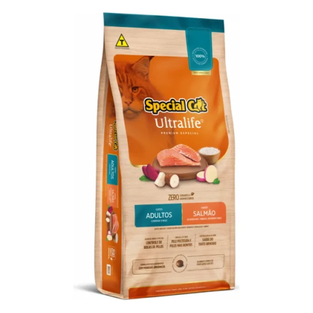 Special Cat Ultralife Adultos Salmão e Arroz