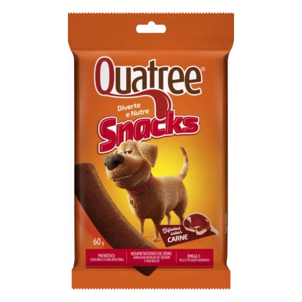 Quatree Snacks - Sabor Carne