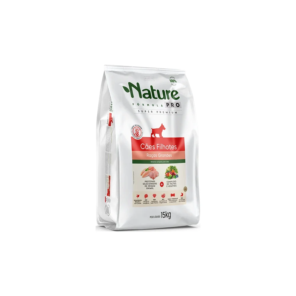 Alinutri Nature Fórmula PRO Cães Filhotes Raças Grandes