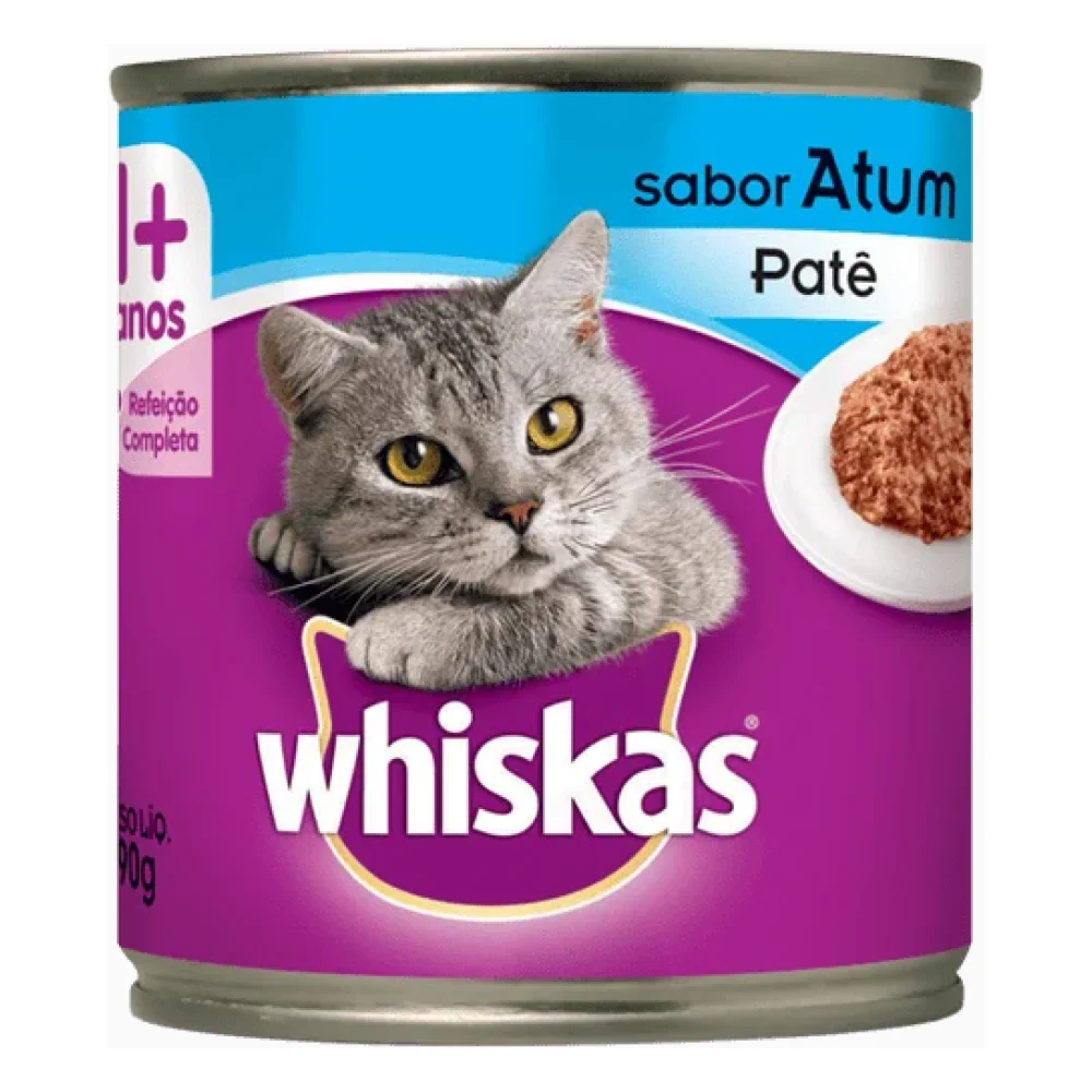 Whiskas® Lata Patê Sabor Atum