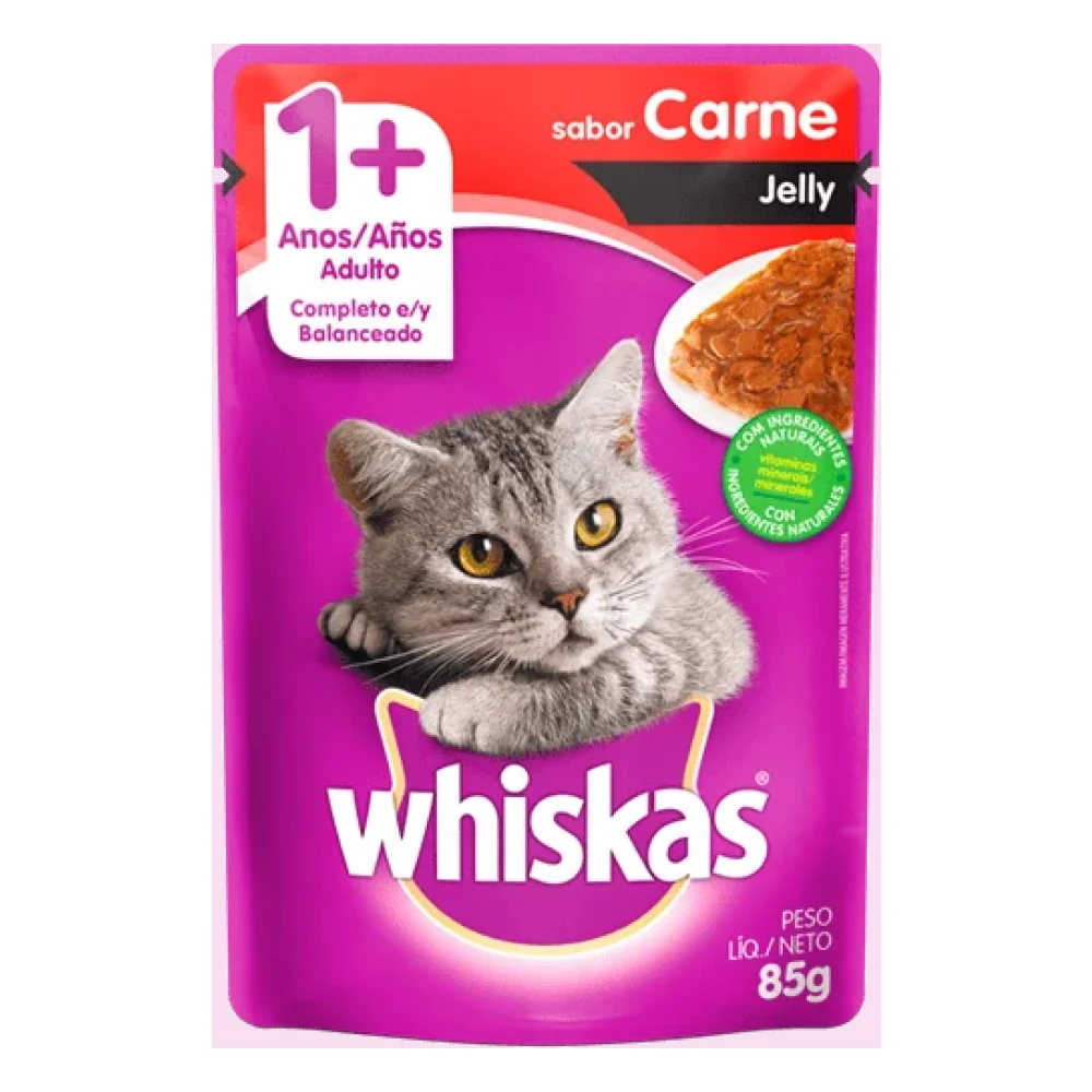 Whiskas® Jelly Adulto Sabor Carne
