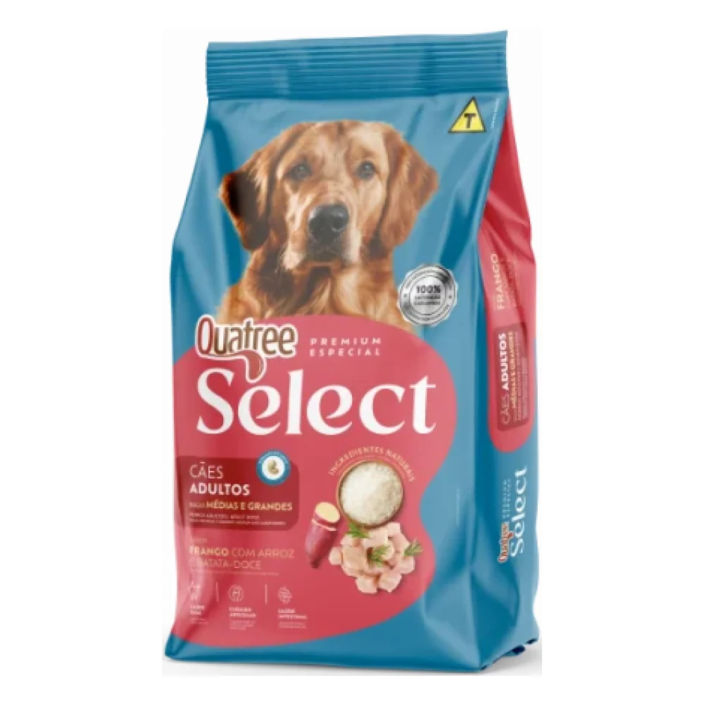 Quatree Select Adultos Raças Médias e Grandes