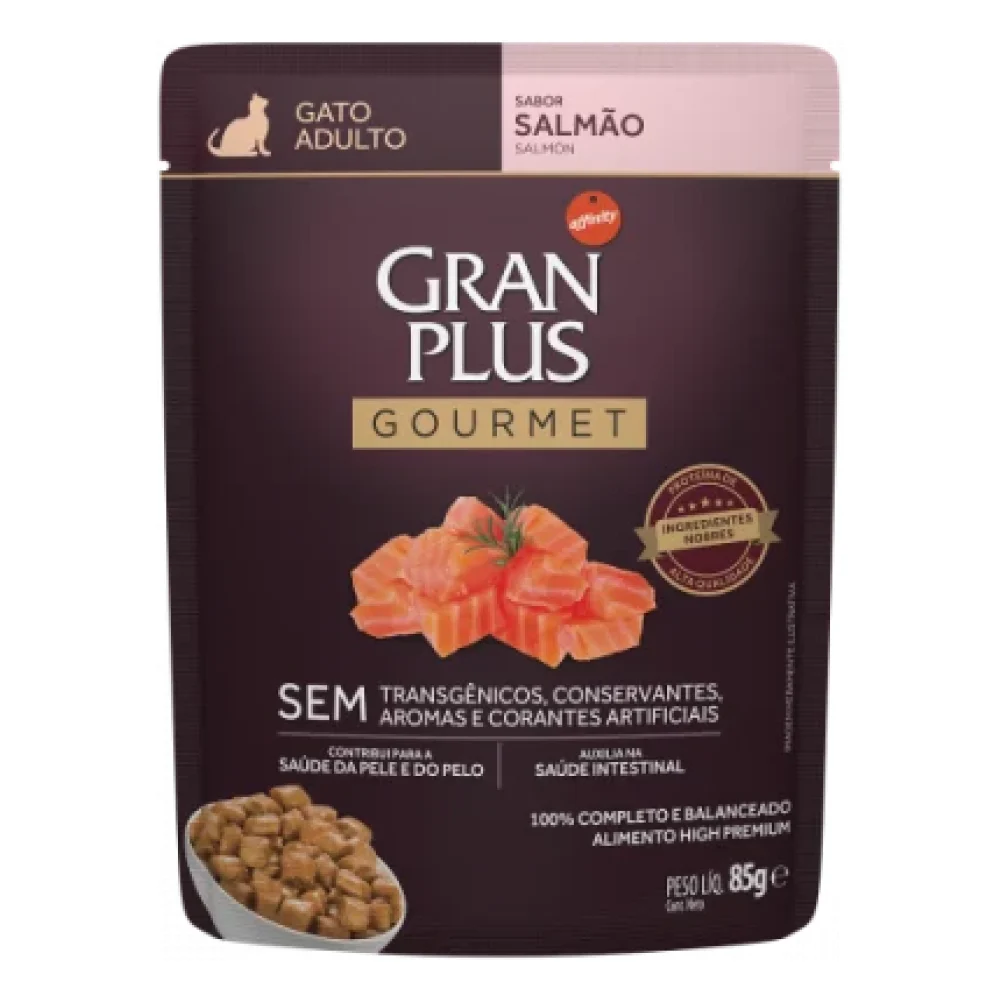 GranPlus Sachê Gourmet Gato Adulto Salmão