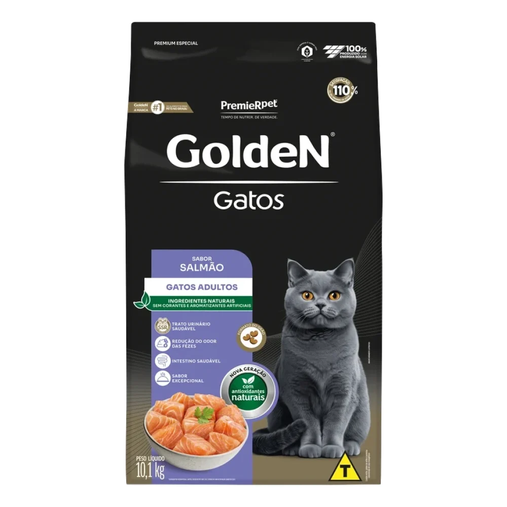 Golden Gatos Adultos Salmão