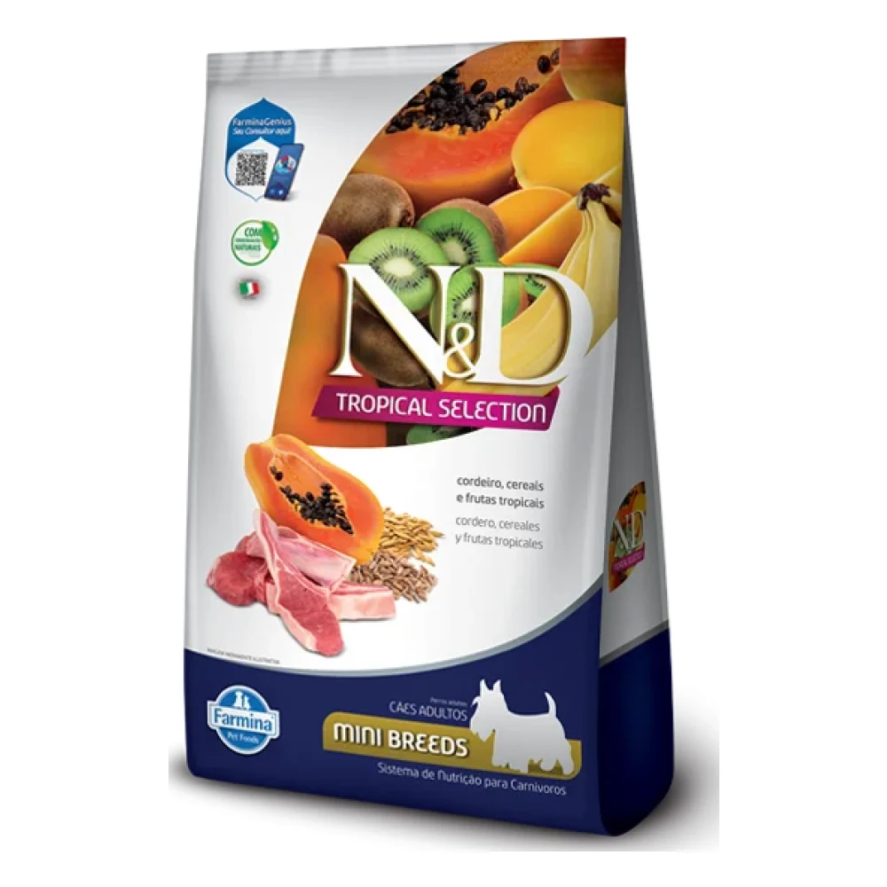 N&D Spirulina Canine Cordeiro Adult Mini