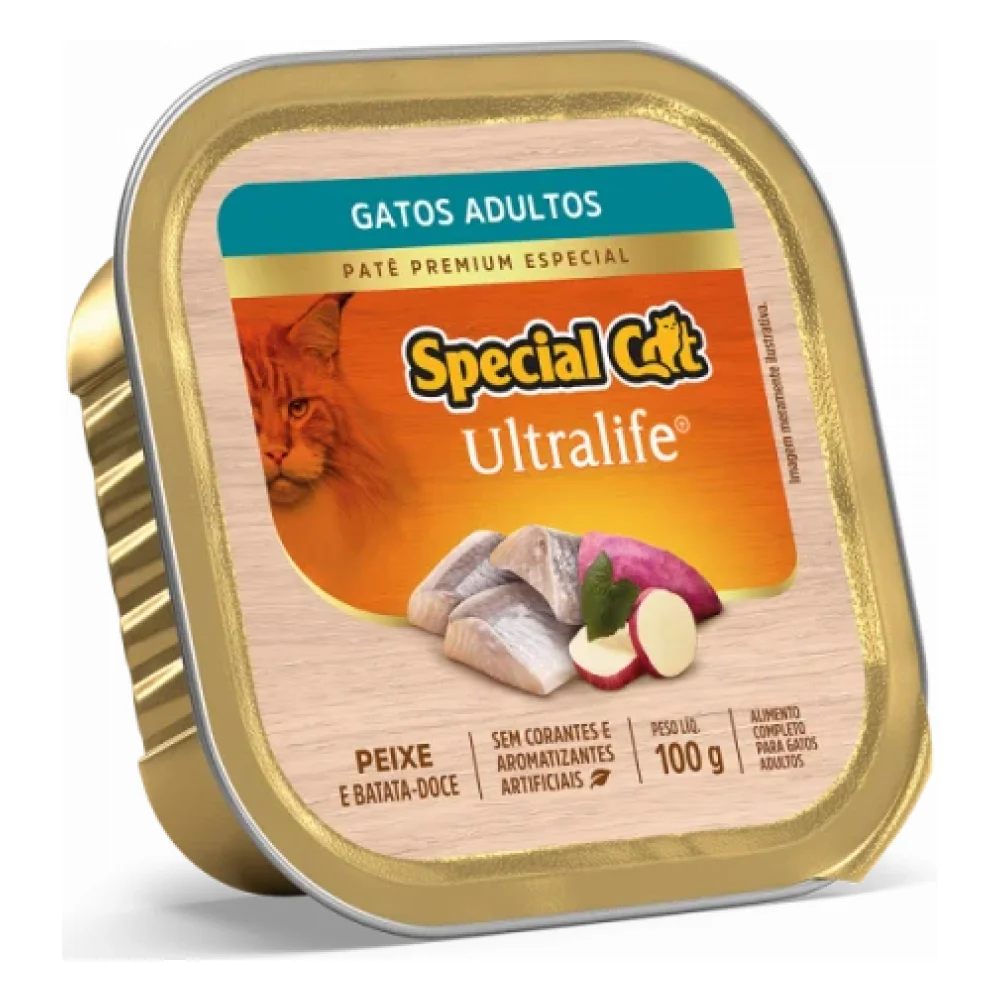 Special Cat Ultralife Patê Adultos Sabor Peixe