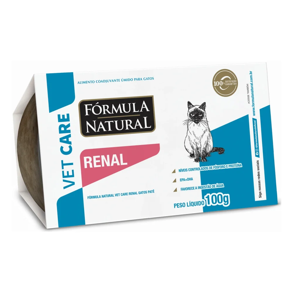 Fórmula Natural Vet Care Renal Gatos Patê