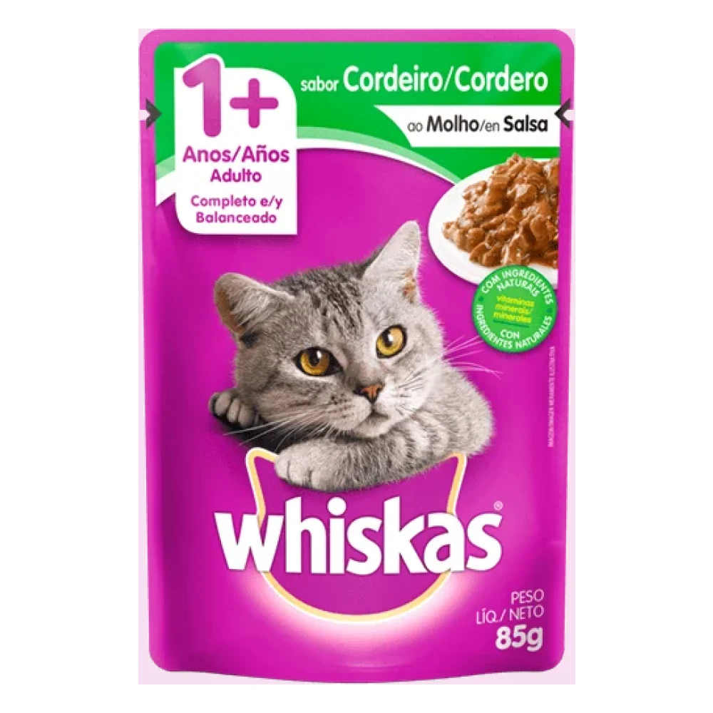 Whiskas® Adulto Sabor Cordeiro ao Molho