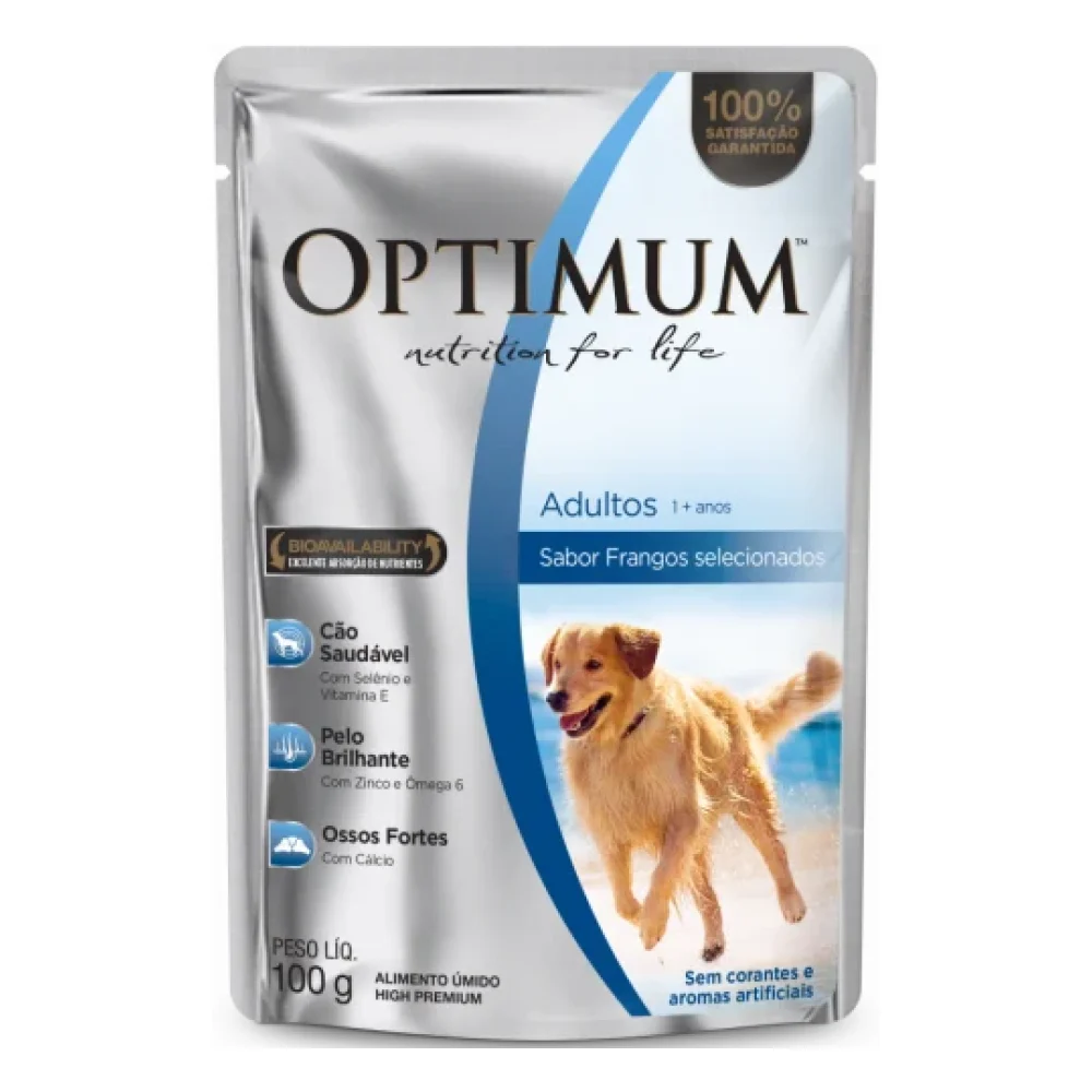 OPTIMUM™ Sachê Cães Adultos - Sabor Frango