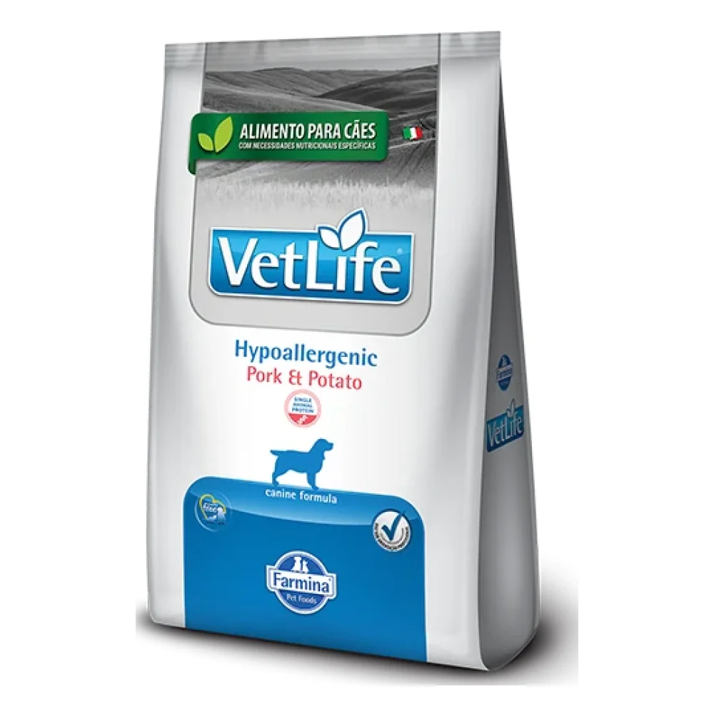 Vet Life Natural Canine Hypoallergenic Pork & Potato