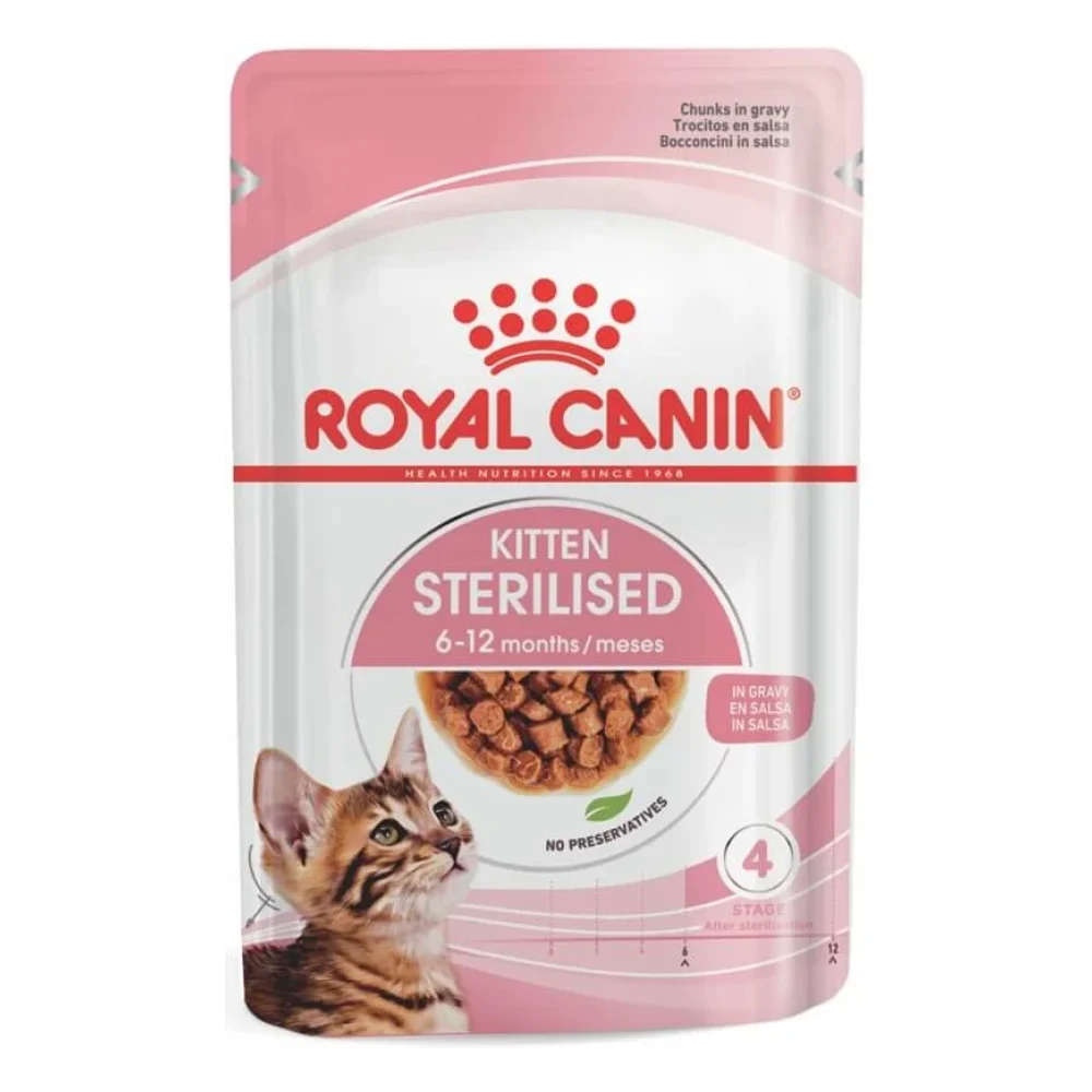 Kitten Sterilised Pedaços Ao Molho