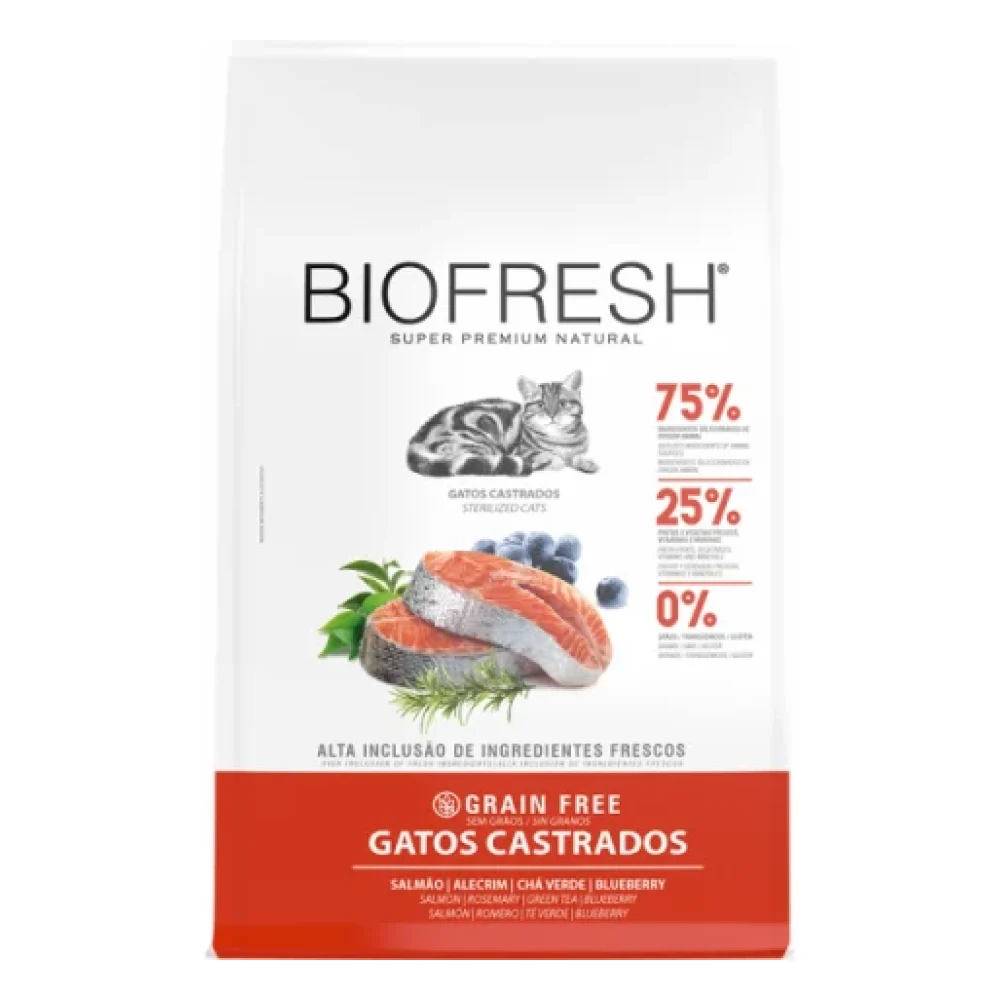 Biofresh Gato Grain Free Castrado Sabor Salmão